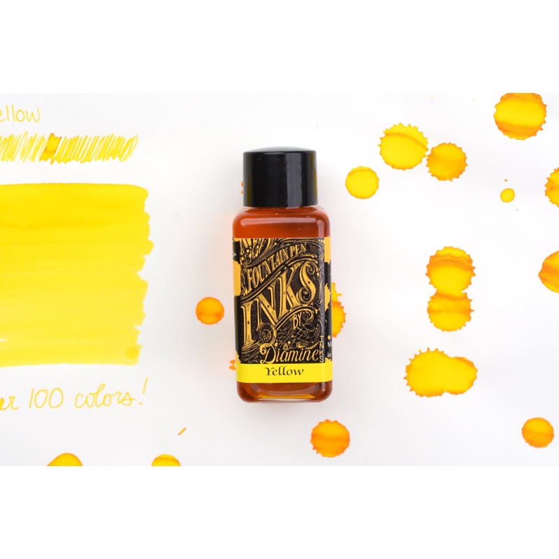 Diamine Fountain Pen Ink – Yellow – 30mL