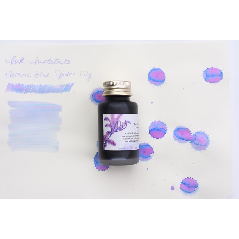 Ink Institute Meander Series – Electric Blue Spider Lily