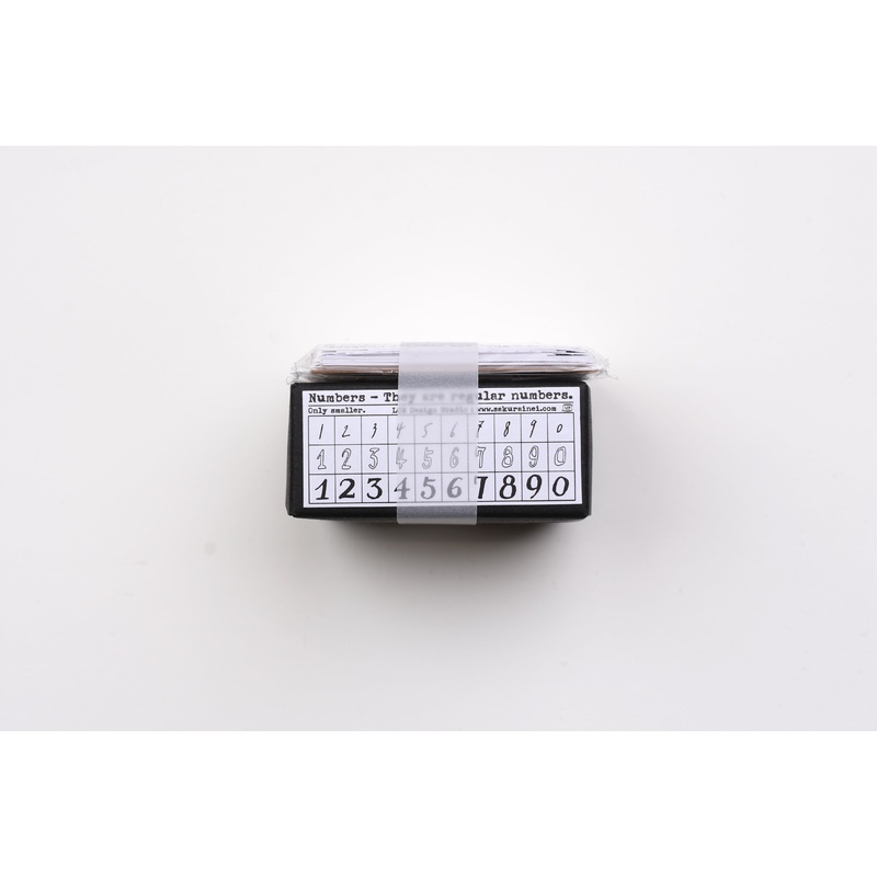 LCN DIY Mini Rubber Stamp Set – Numbers (Limited Edition)