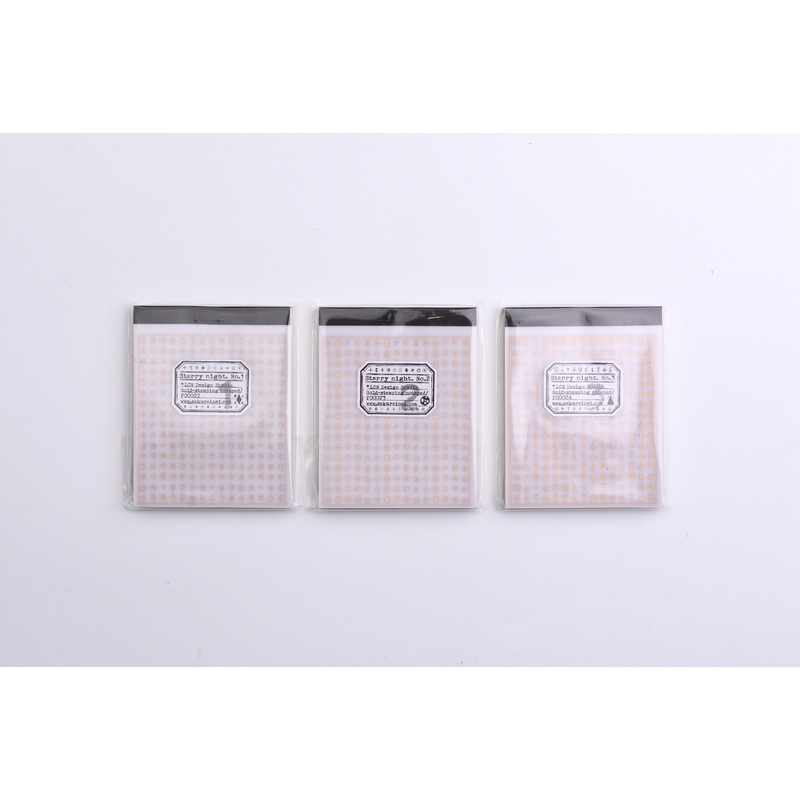 LCN Starry Night Gold-Stamping Notepad No.1 / No.2 / No.3