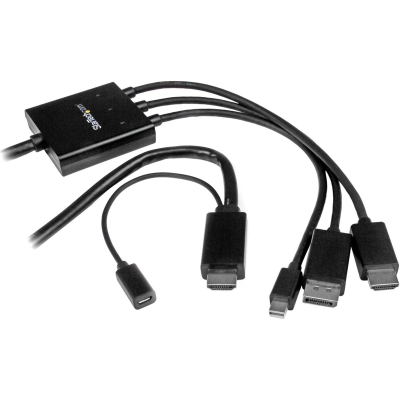 6 ft DP Mini DP or HDMI to HDMI Adapter