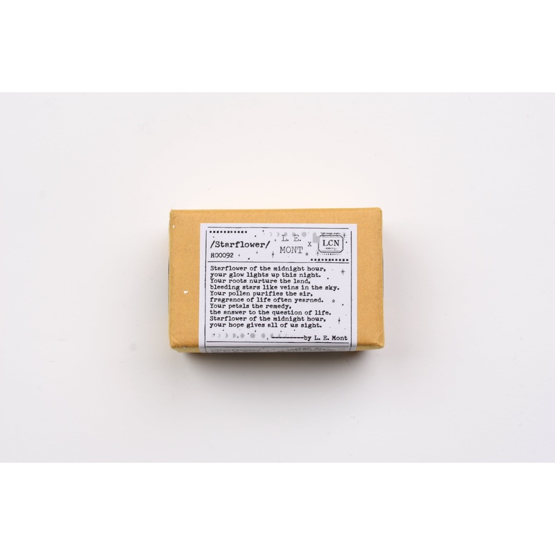 LCN Poetry Rubber Stamp – Starflower