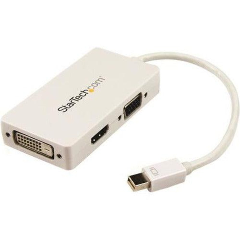 mDP to VGA DVI HDMI-3-in-1 Adapter