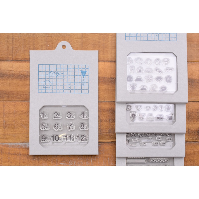 Mizushima Jizai Clear Stamps – LOG – Stamps Only