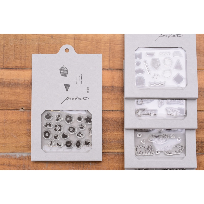 Mizushima Jizai Clear Stamps – POCKET – Stamps Only