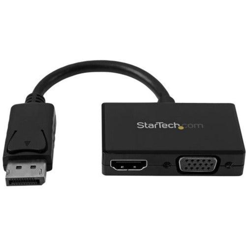 Travel A/V adapter: DP to VGA / HDMI