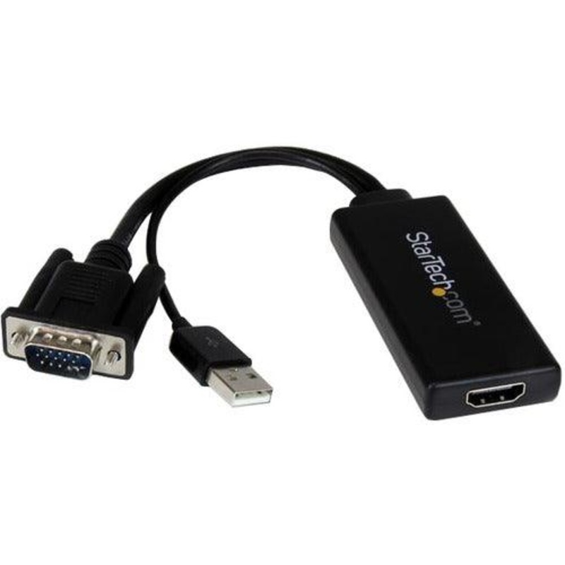 VGA to HDMI Adapter with USB Audio Power