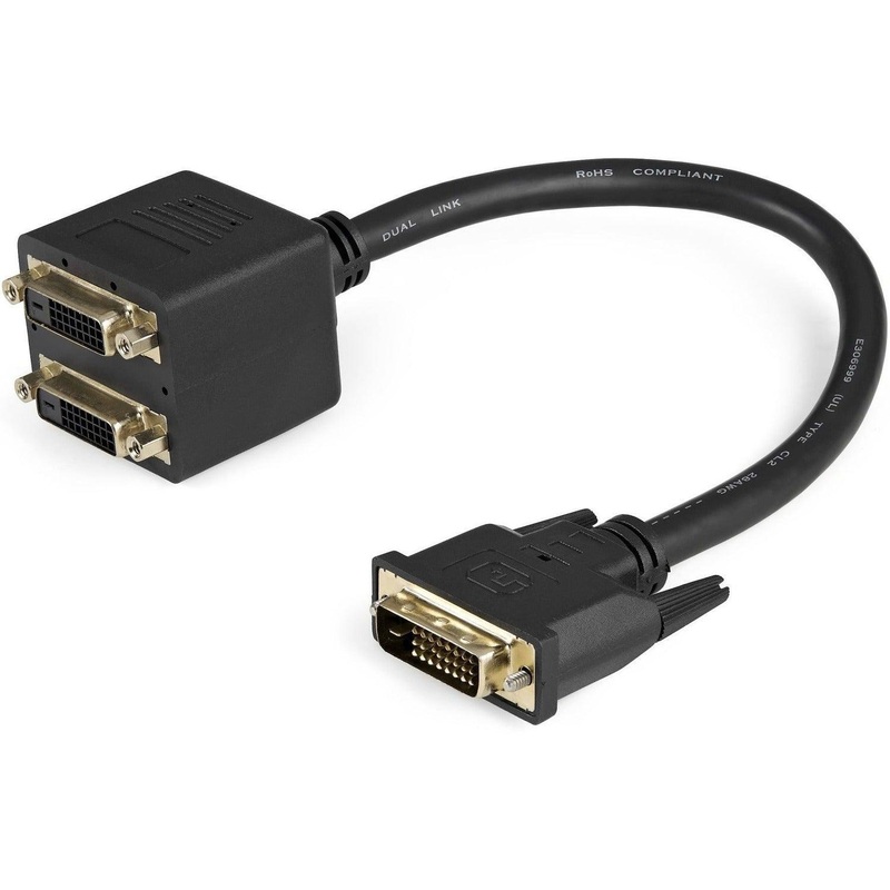 1ft DVI to 2x DVI Video Splitter Cable