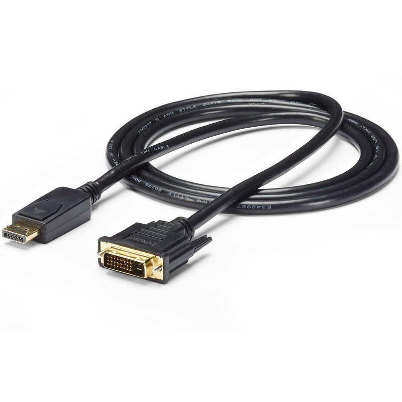 6 ft DisplayPort to DVI Cable – M/M