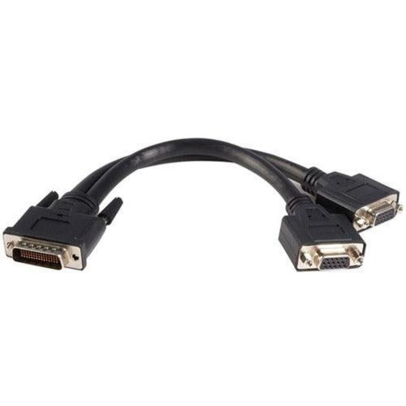 8in LFH 59 to Dual VGA DMS 59 Cable