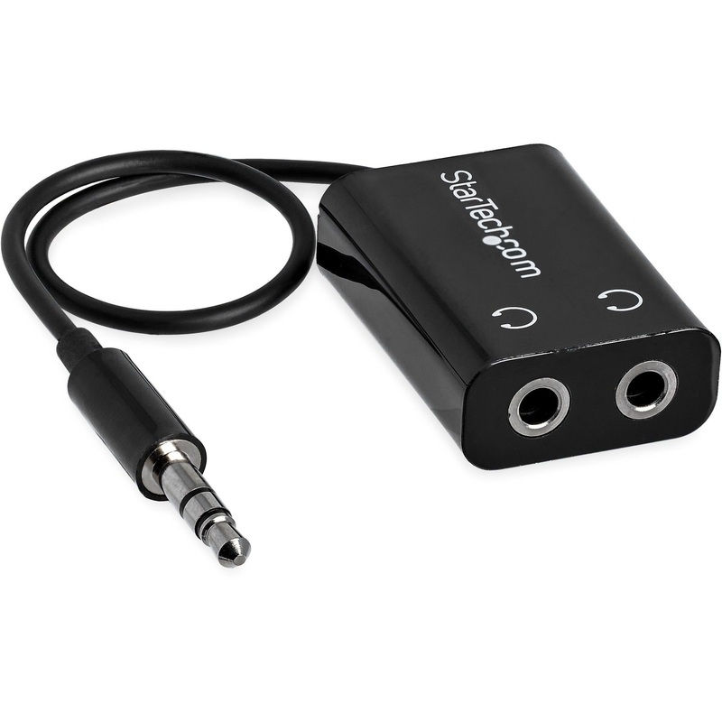 Slim Mini Jack Splitter Cable Adapter