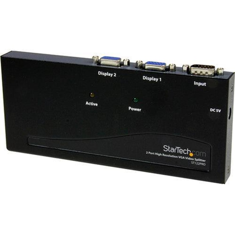 2 PORT HIGH RES VGA VIDEO SPLITTER
