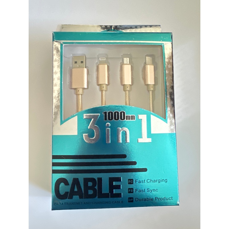 3-in-1 USB Cables