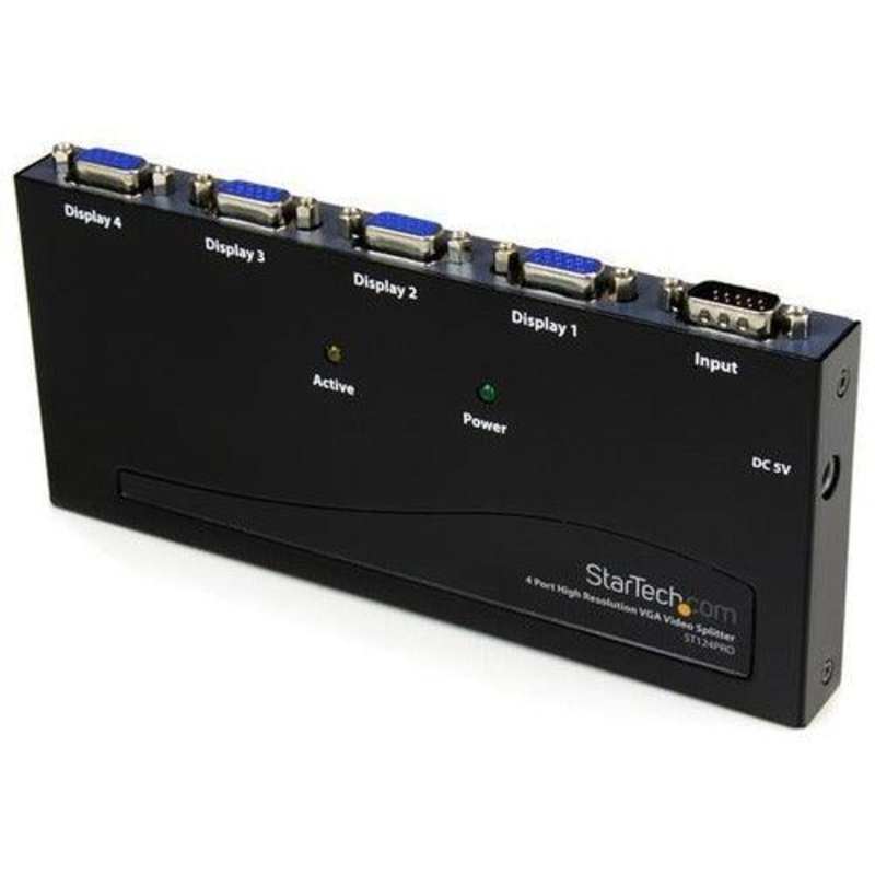 4 PORT HIGH RES VGA VIDEO SPLITTER