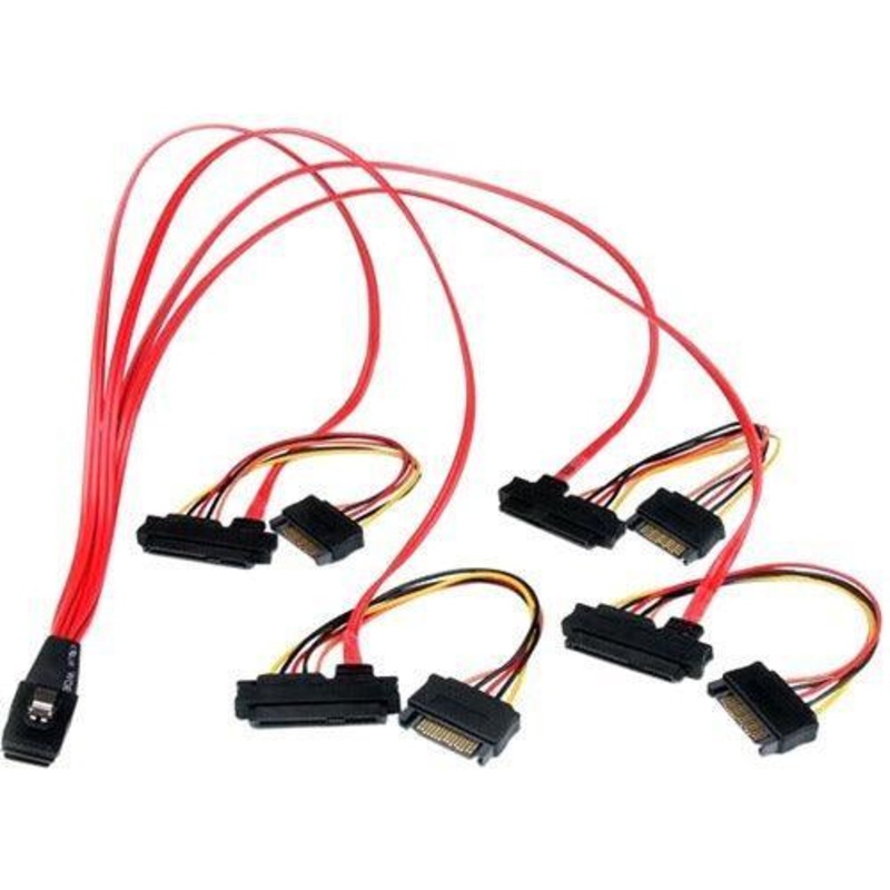 50cm SAS Cable SFF8087 to 4x SFF8482