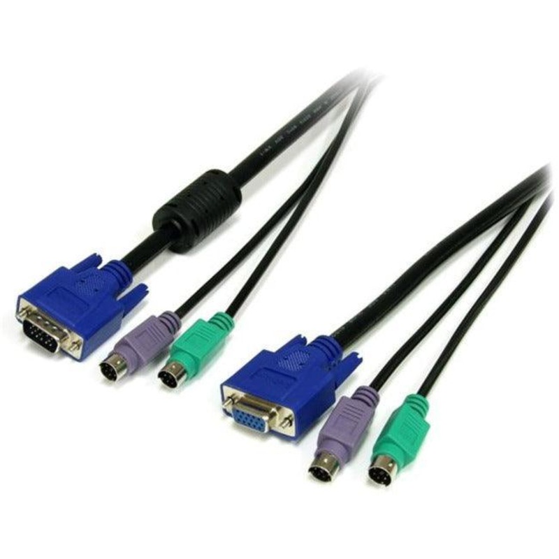 6 ft 3-in-1 PS/2 KVM Cable
