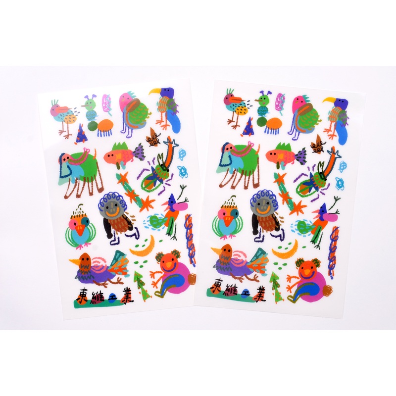 Dan Wei Industry – Crayon Animals Print-On Sticker