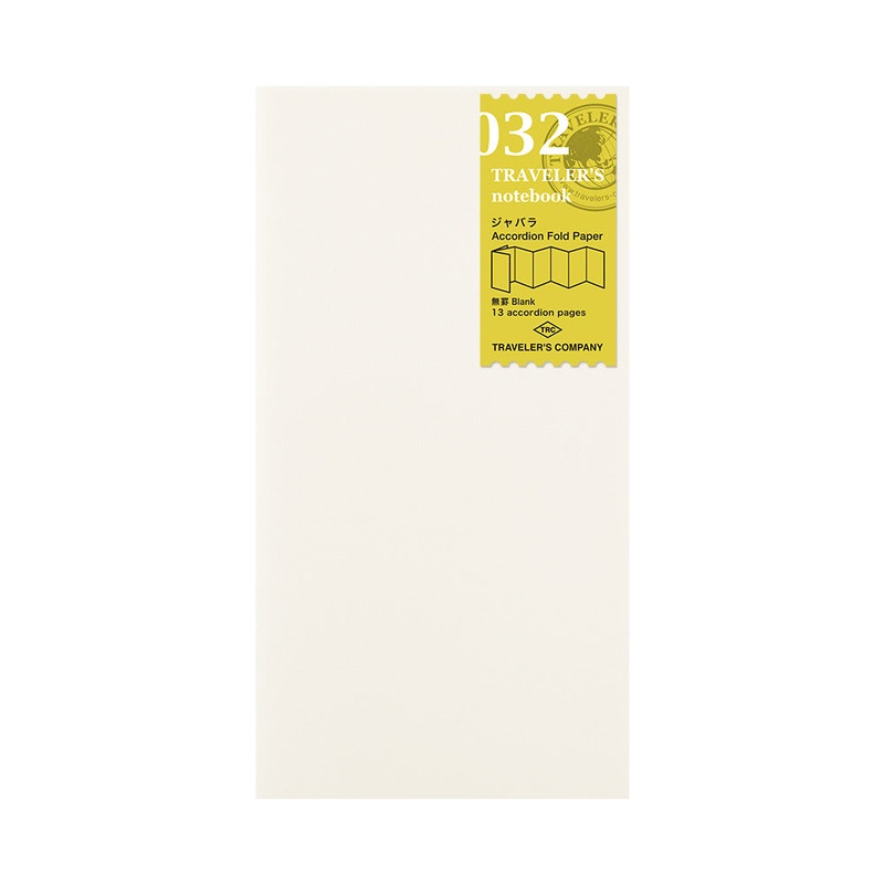 TRAVELER’s Regular Size Refill – Accordion Fold Paper – 032