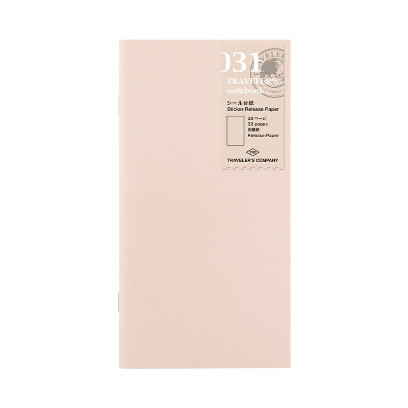 TRAVELER’s Regular Size Refill – Sticker Release Paper – 031