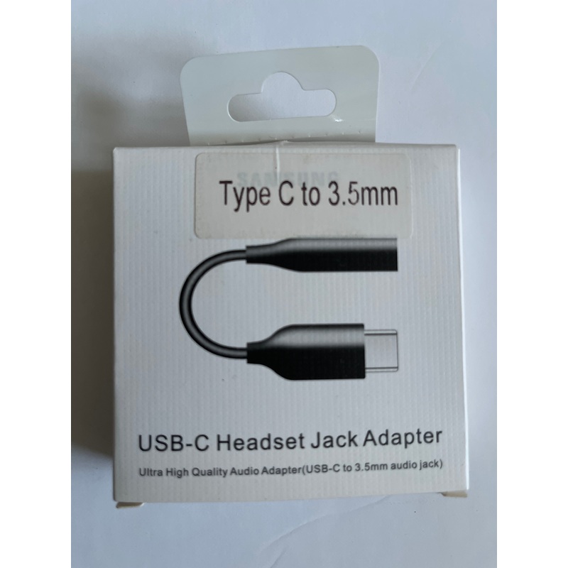 Type C to 3.5mm USB-C Headset Jack Adapter
