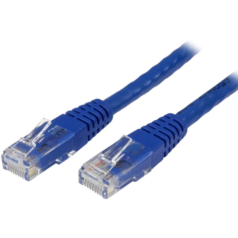 1 FT BLUE MOLDED CAT6 UTP PATCH CABLE