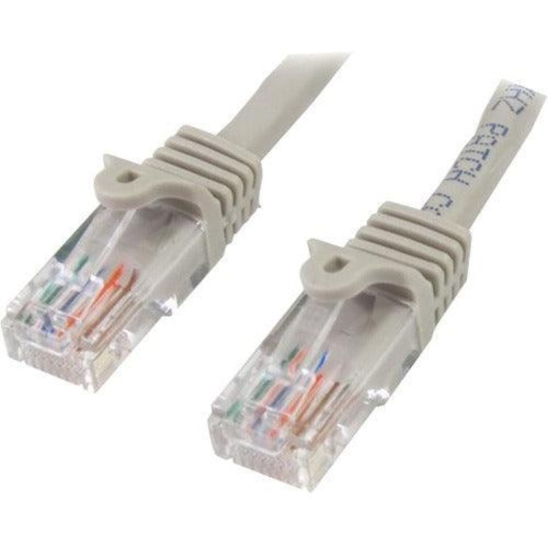 1m Gray Snagless UTP Cat5e Patch Cable