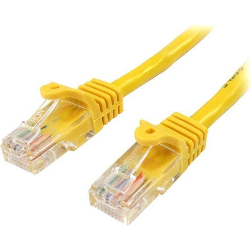 1mYellowSnaglessUTPCat5ePatchCable