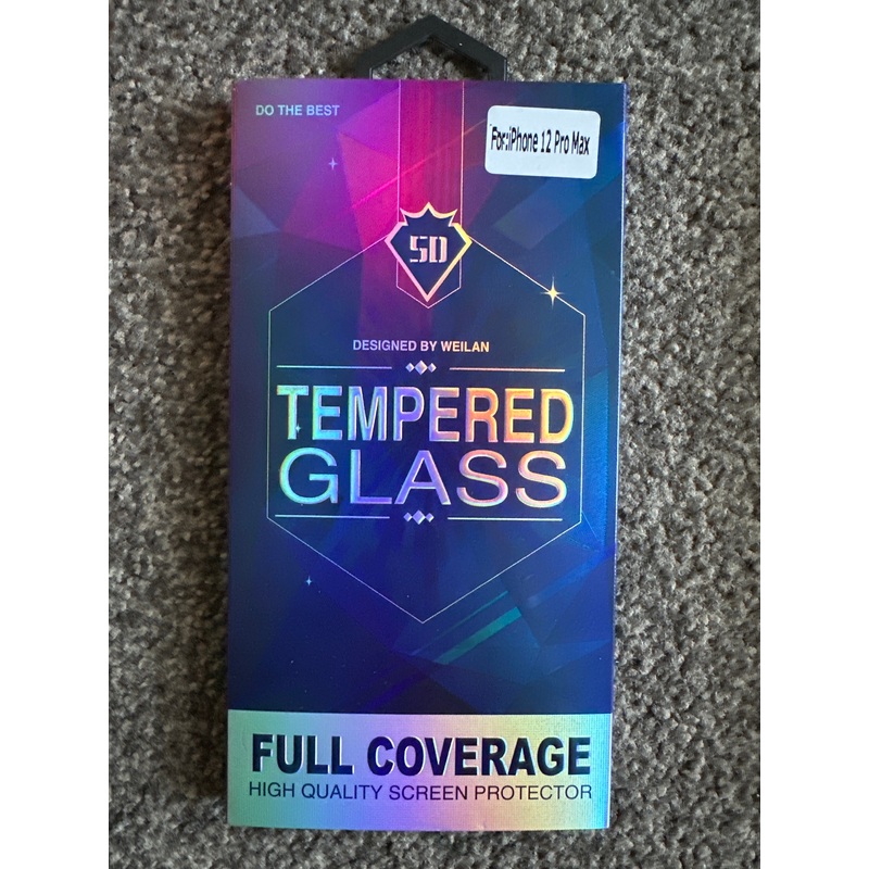 5D Tempered Glass Full Coverage Screen Protector for iPhone 12 Pro Max