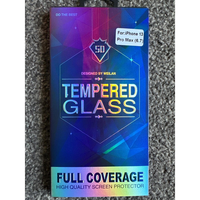 5D Tempered Glass Full Coverage Screen Protector for iPhone 13 Pro Max