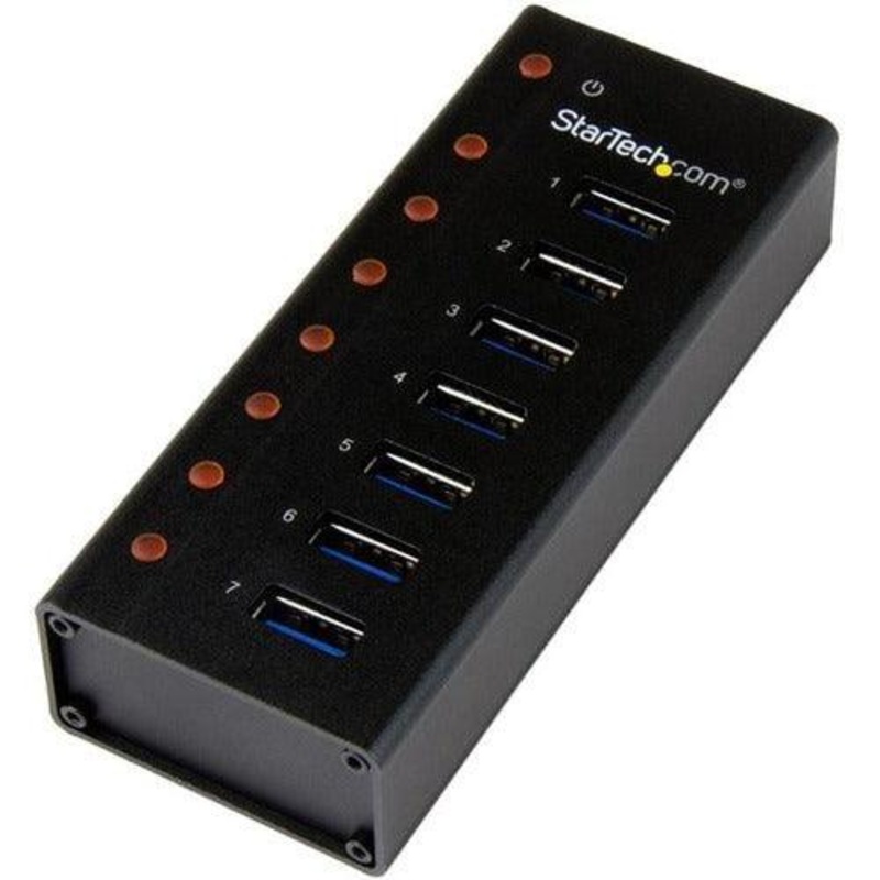7 Port USB 3.0 Hub – Desktop /Wall-Mount