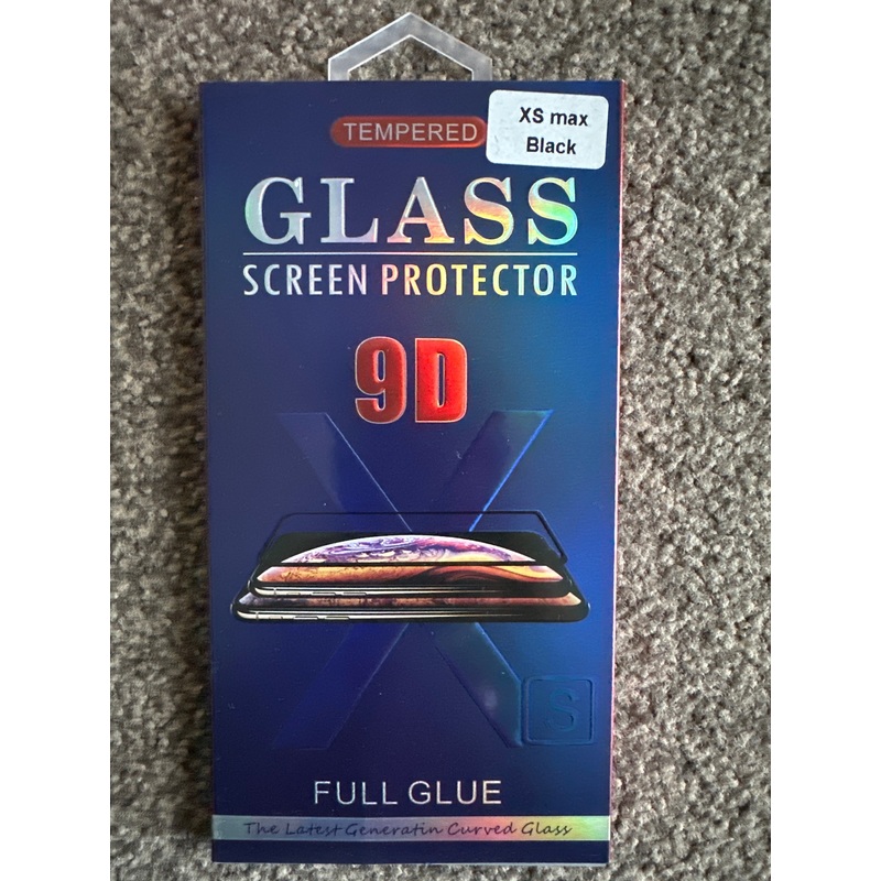 9D Tempered Glass Full Glue Screen Protector for iPhone XS Max