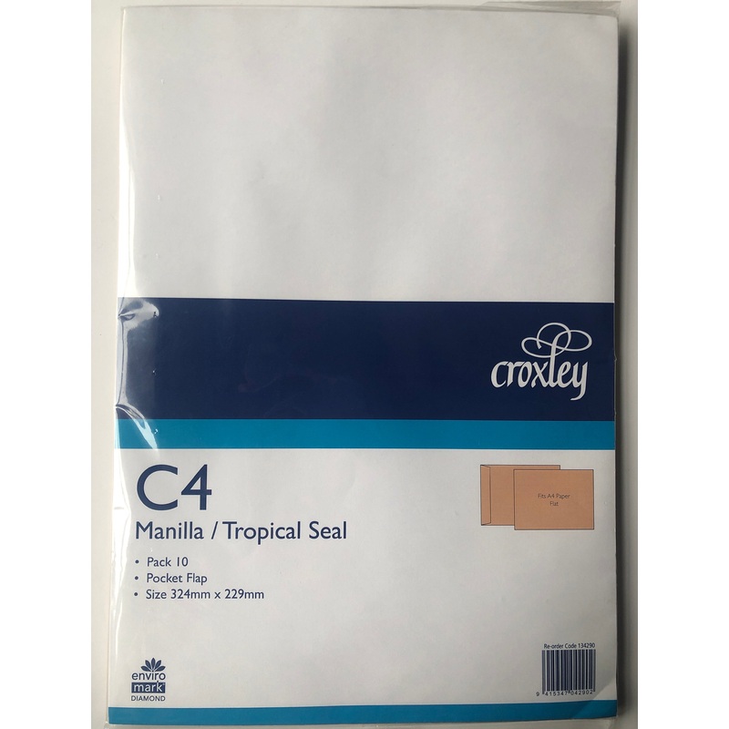Croxley C4 Manilla Envelopes