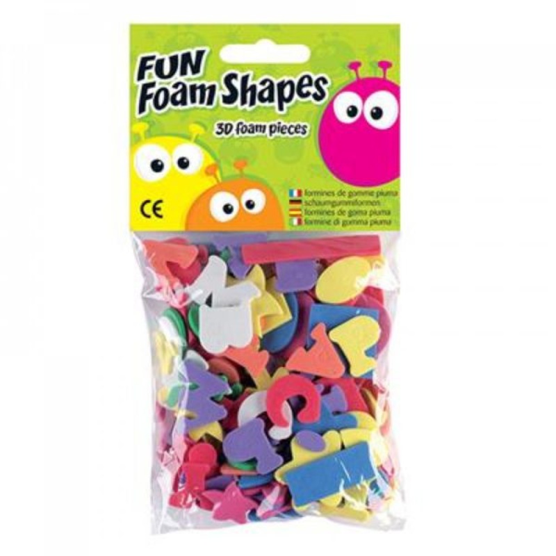 Fun Foam Shapes  3D Foam Pieces