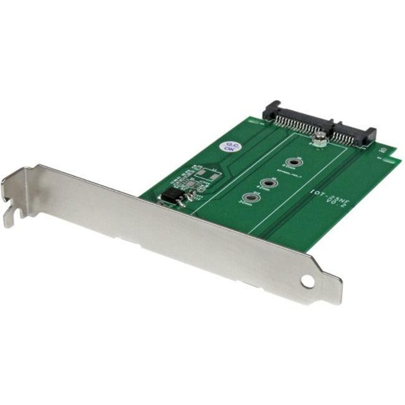 M.2 to SATA PCI slot mounted SSD adapter