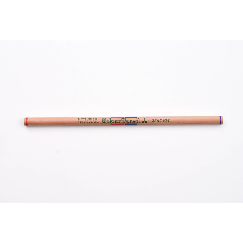 Mitsubishi Vermilion and Prussian Blue EW – Recycled Pencil