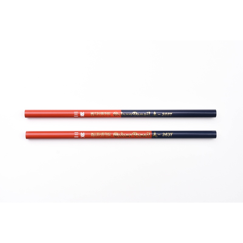 Mitsubishi Vermilion and Prussian Blue Pencil