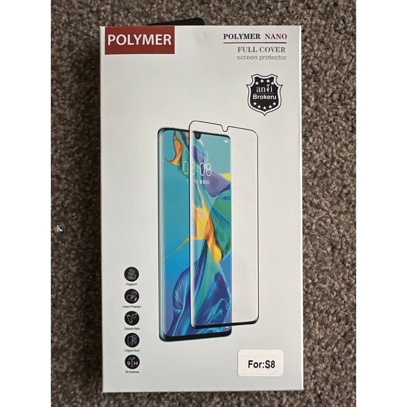 Polymer Nano Full Cover Screen Protector for Samsung Galaxy S8