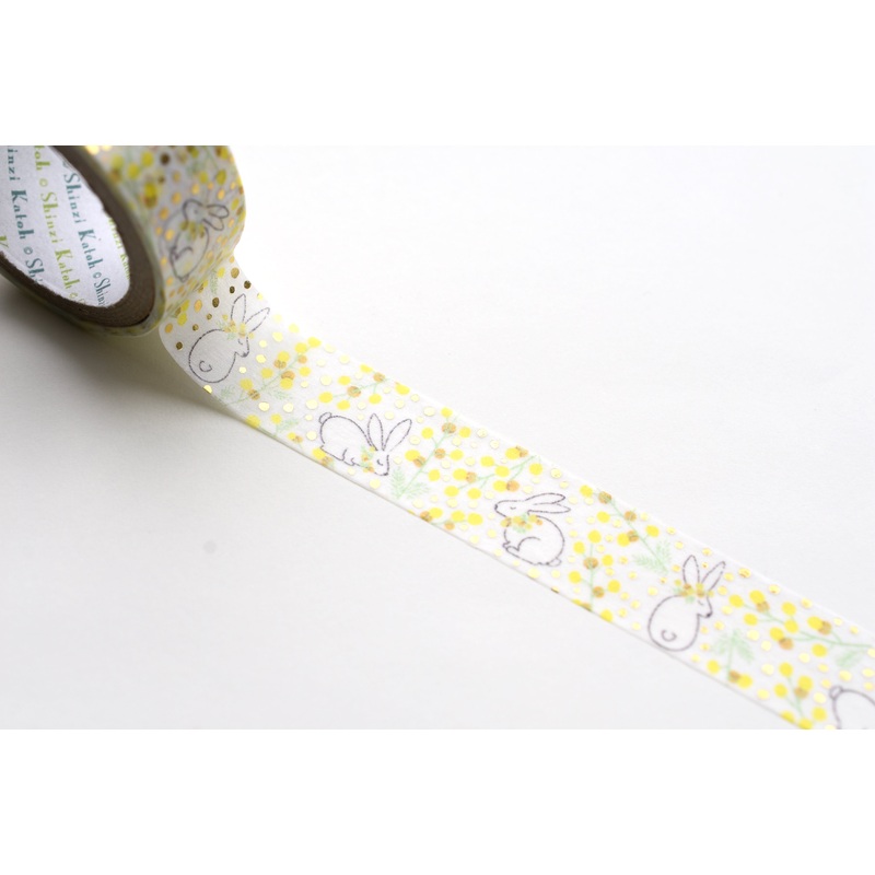 SEAL-DO Washi Tape – Shinzi Katoh – Mimosa and Rabbit