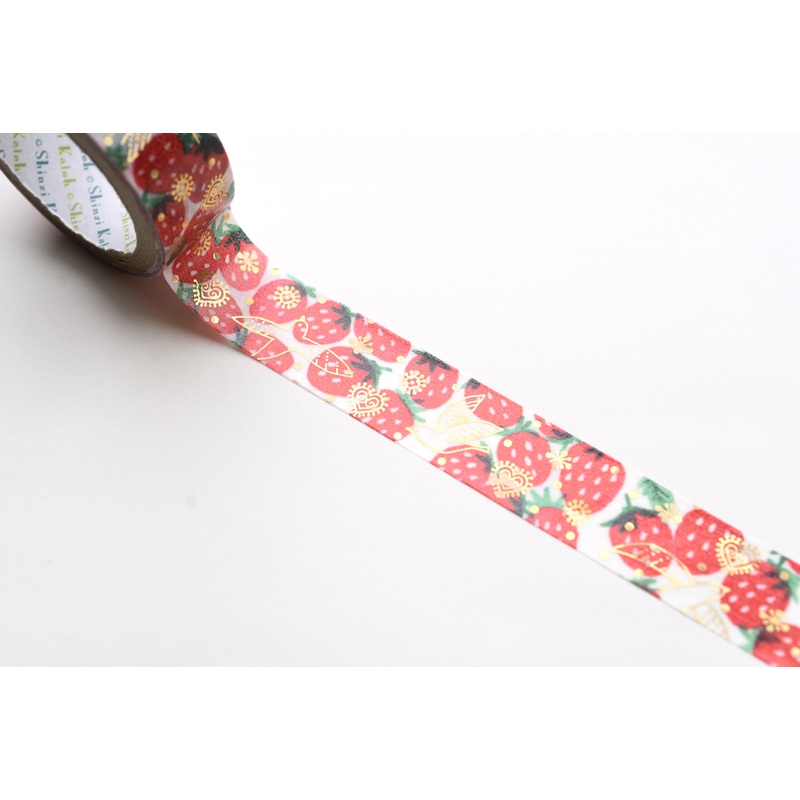 SEAL-DO Washi Tape – Shinzi Katoh – Strawberry and Bird