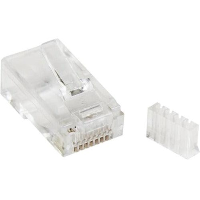 Solid Wire Cat 6 Modular Plug – 50 Pack