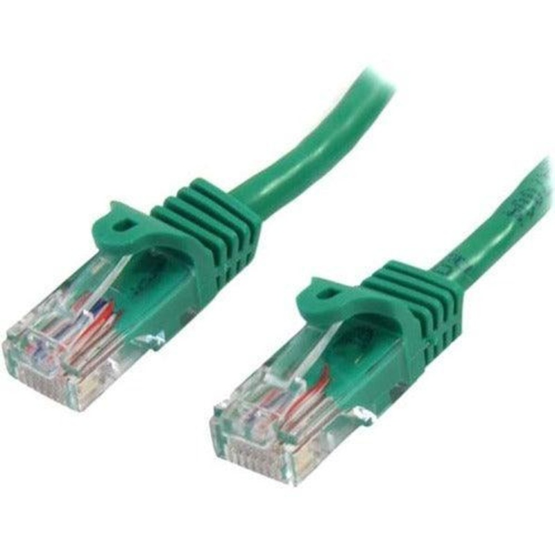 0.5m Green Snagless Cat5e Patch Cable