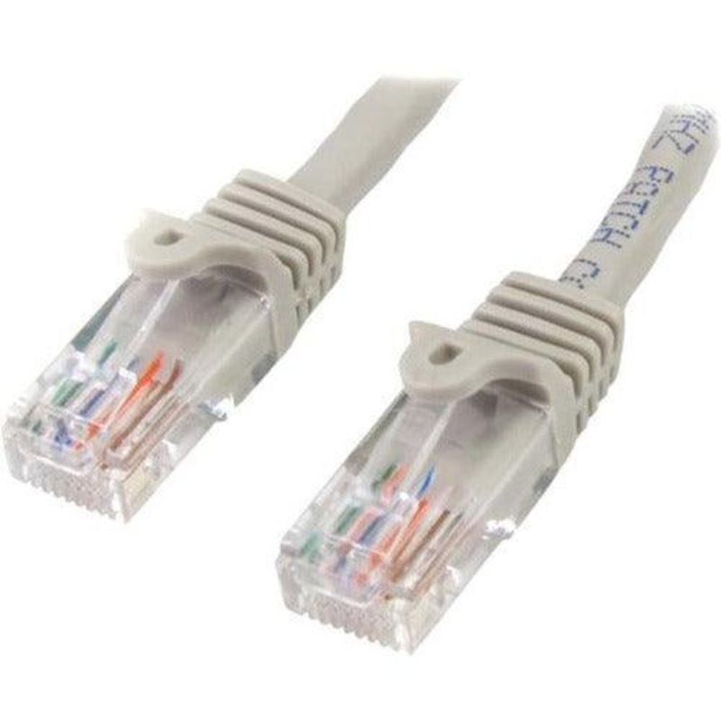 10m Gray Snagless Cat5e Patch Cable