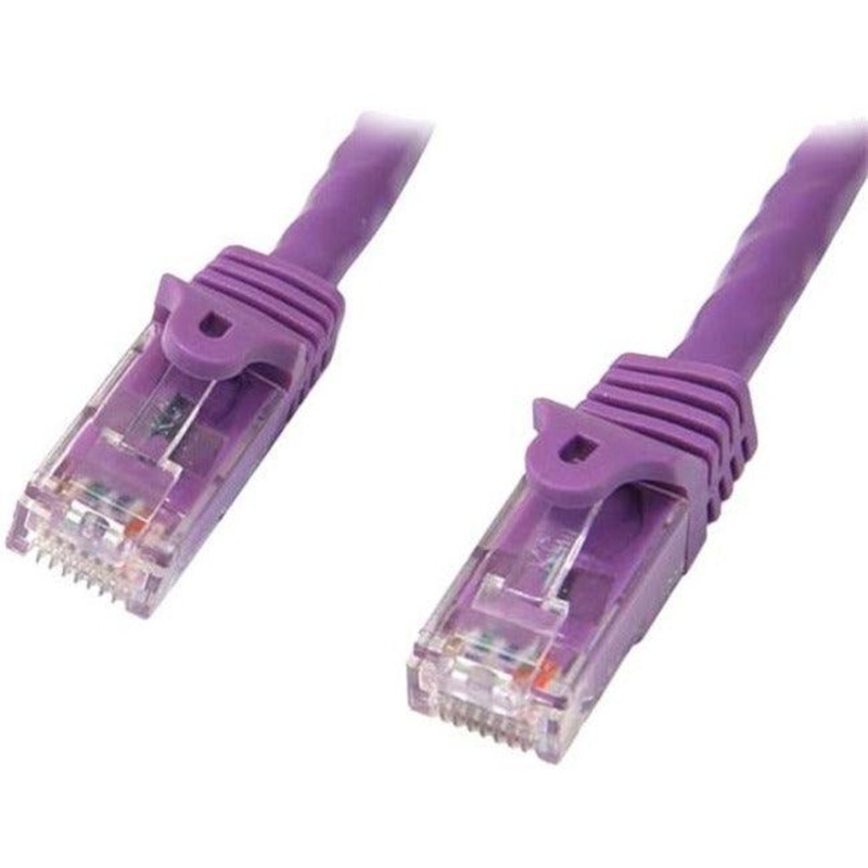 10m Purple Snagless Cat5e Patch Cable
