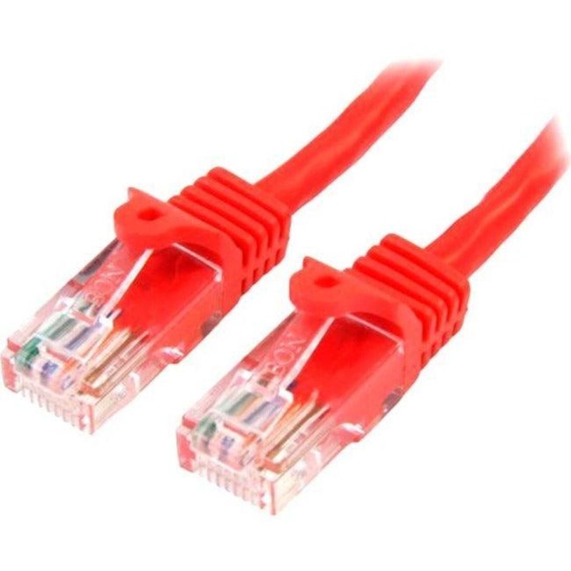10m Red Snagless Cat5e Patch Cable
