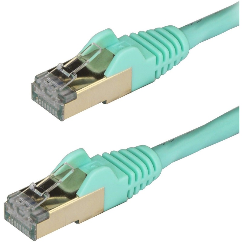 1m Aqua Cat6a Ethernet Cable – STP