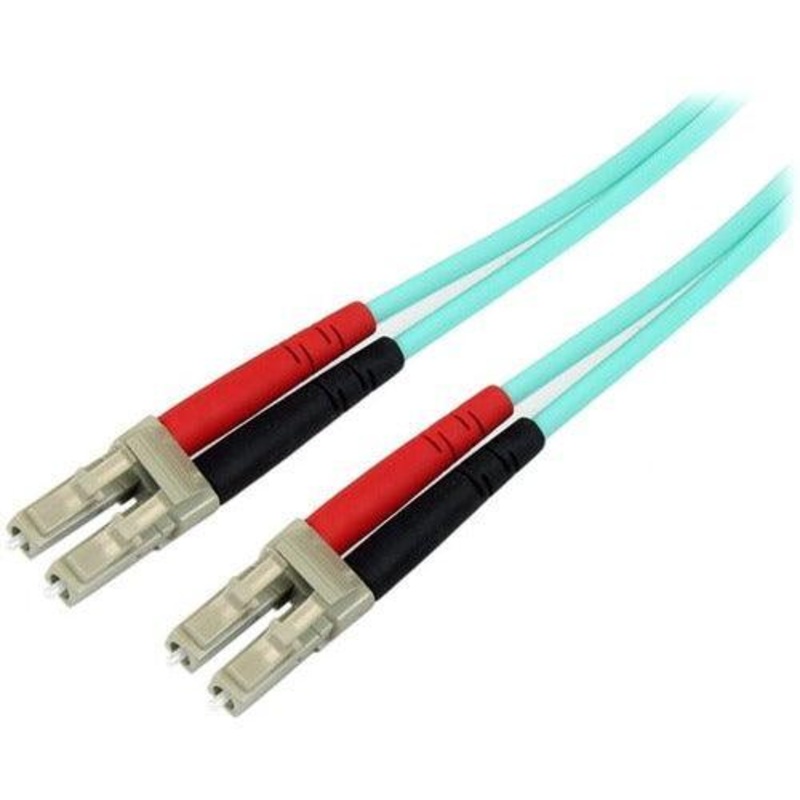 10m 10 Gb Aqua Fiber Patch Cable LC/LC