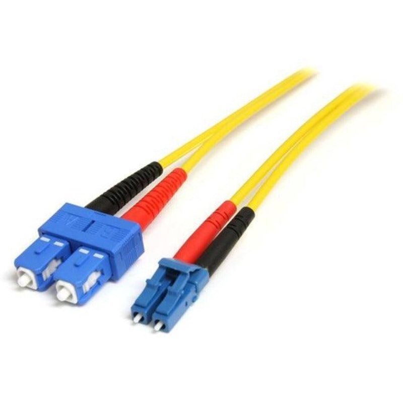 10m SM Duplex Fiber Patch Cable LC to SC