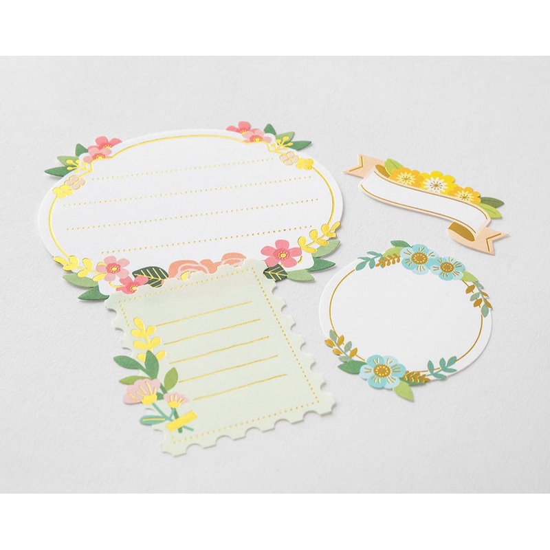 Paper Craft Museum Decoration Sticker – Flower