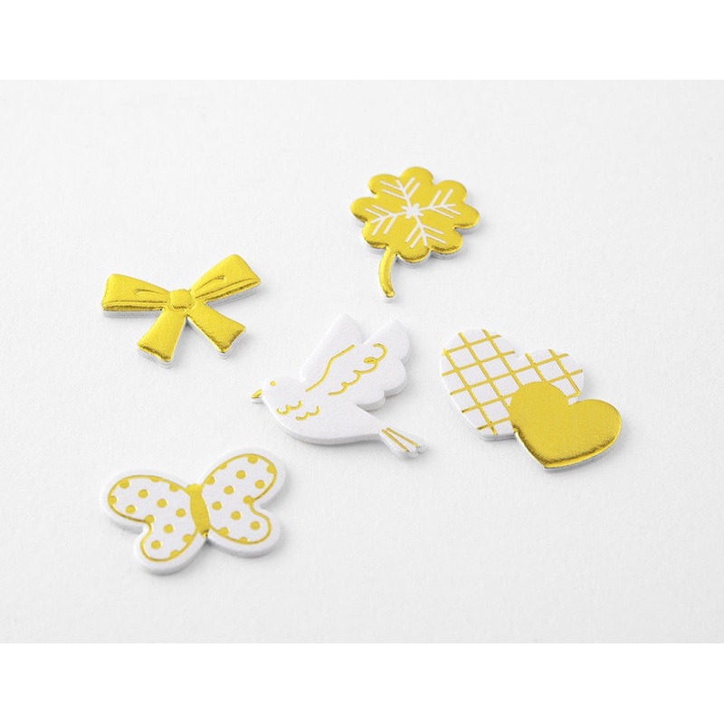 Paper Craft Museum Decoration Sticker – Foil Happy Motif