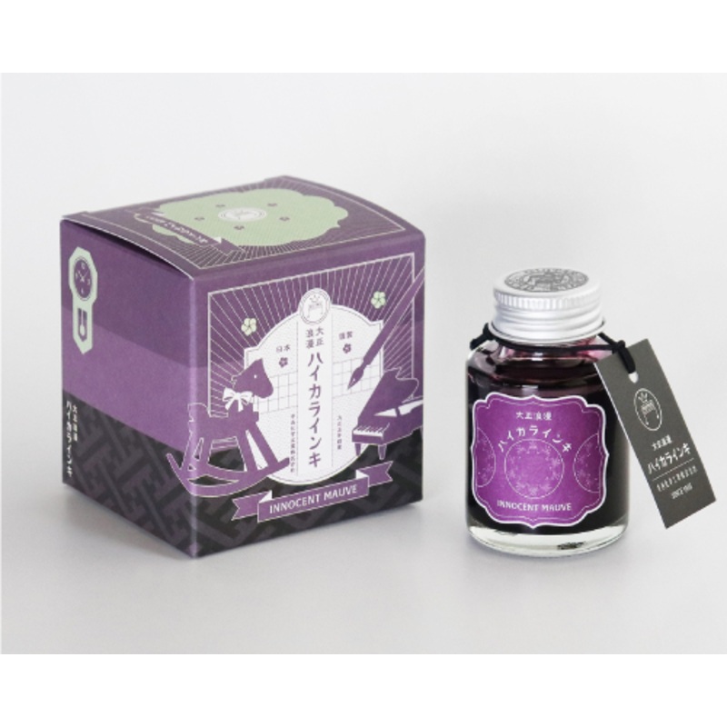 Teranishi Guitar Taisho Roman Haikara Fountain Pen Ink – Innocent Mauve